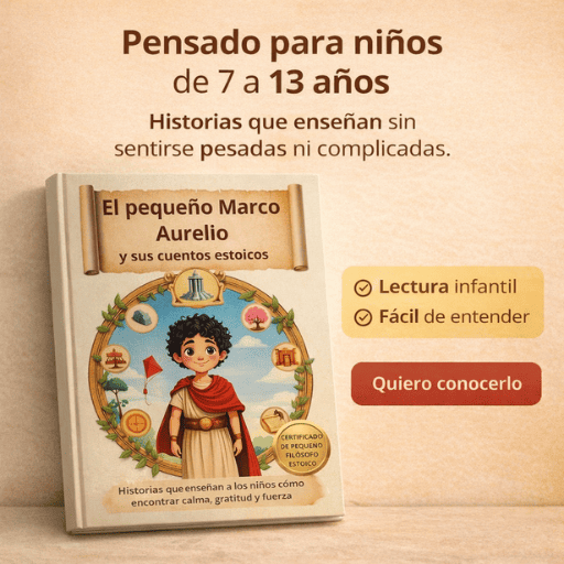 El pequeño Marco Aurelio 👦🏻 y sus cuentos estoicos.