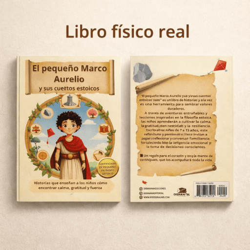 El pequeño Marco Aurelio 👦🏻 y sus cuentos estoicos.
