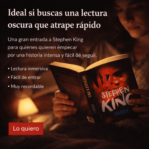 Stephen KING Carrie / Un clásico del terror que sigue incomodando🧟