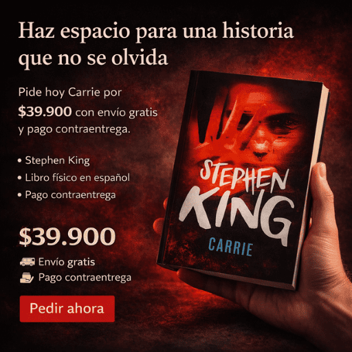 Stephen KING Carrie / Un clásico del terror que sigue incomodando🧟