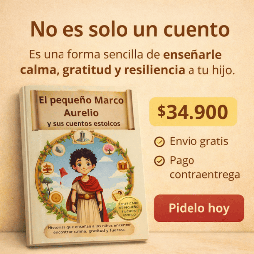 El pequeño Marco Aurelio 👦🏻 y sus cuentos estoicos.