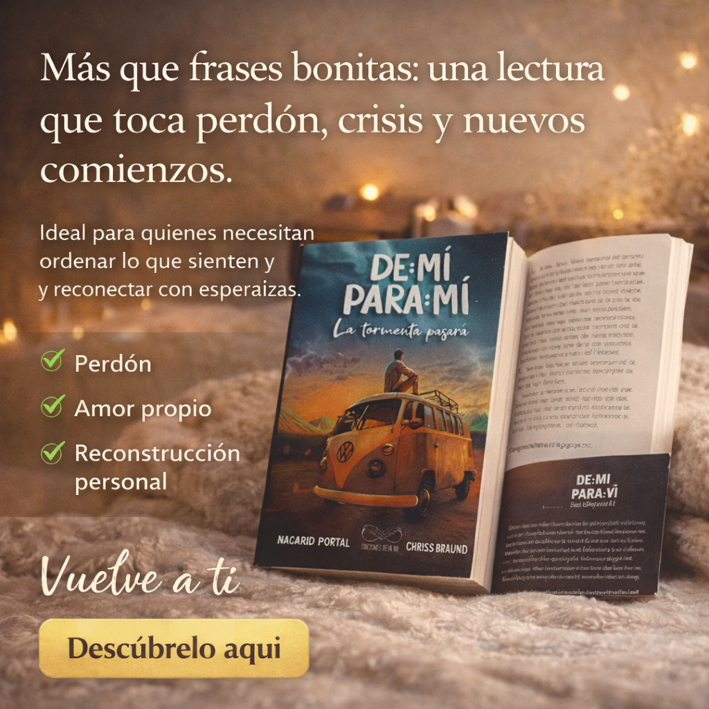 Un libro para volver a empezar sin castigarte: De mi para mi ✨