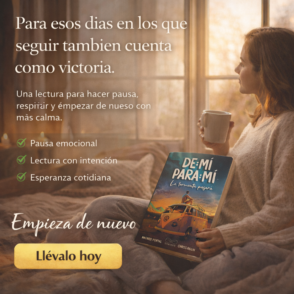 Un libro para volver a empezar sin castigarte: De mi para mi ✨