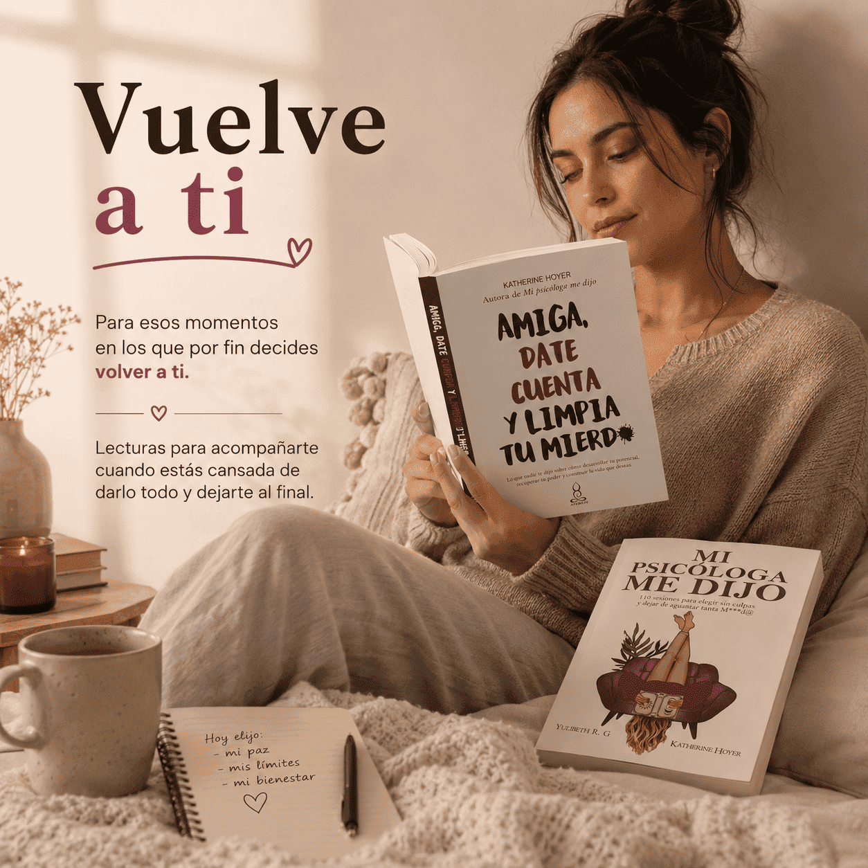 El combo que miles de mujeres están leyendo para entender sus emociones y poner límites sin culpa.