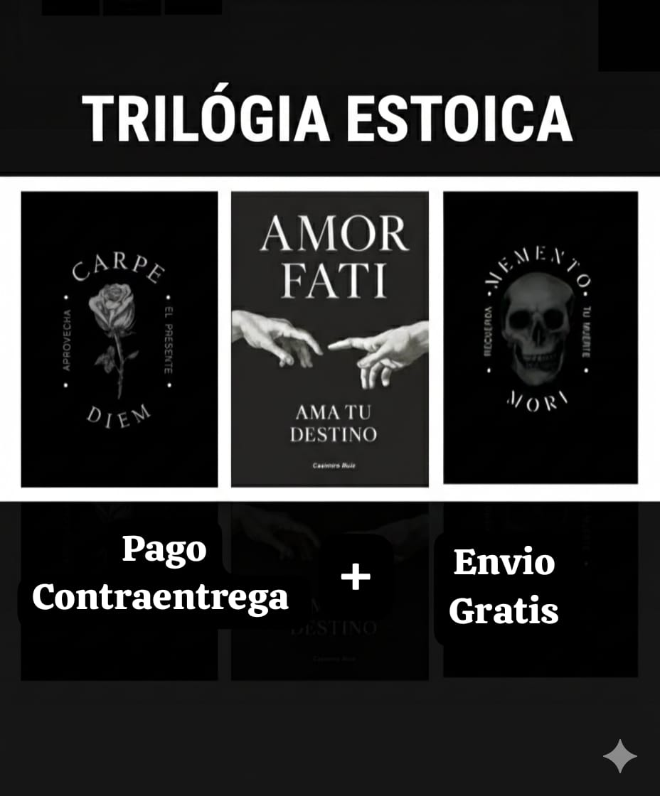 COMBO X 3 MEMENTO MORI+CARPE DIEM+AMOR FATI