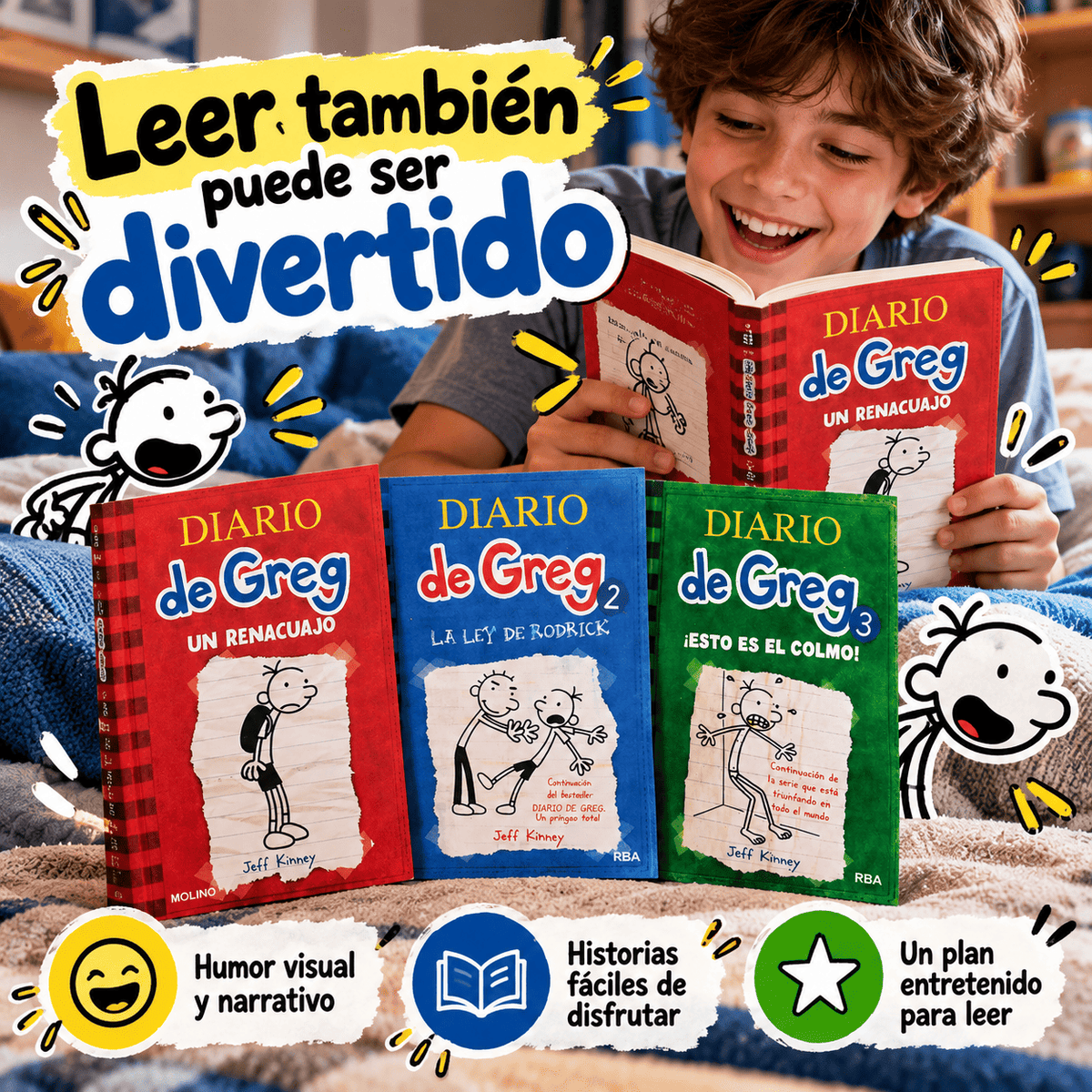 3 libros para descubrir que leer también puede ser una aventura
